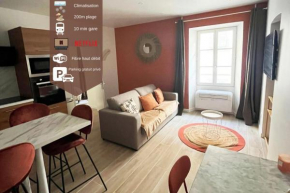 Sublime T2/ Cosy/ Clim/ Parking/Plage